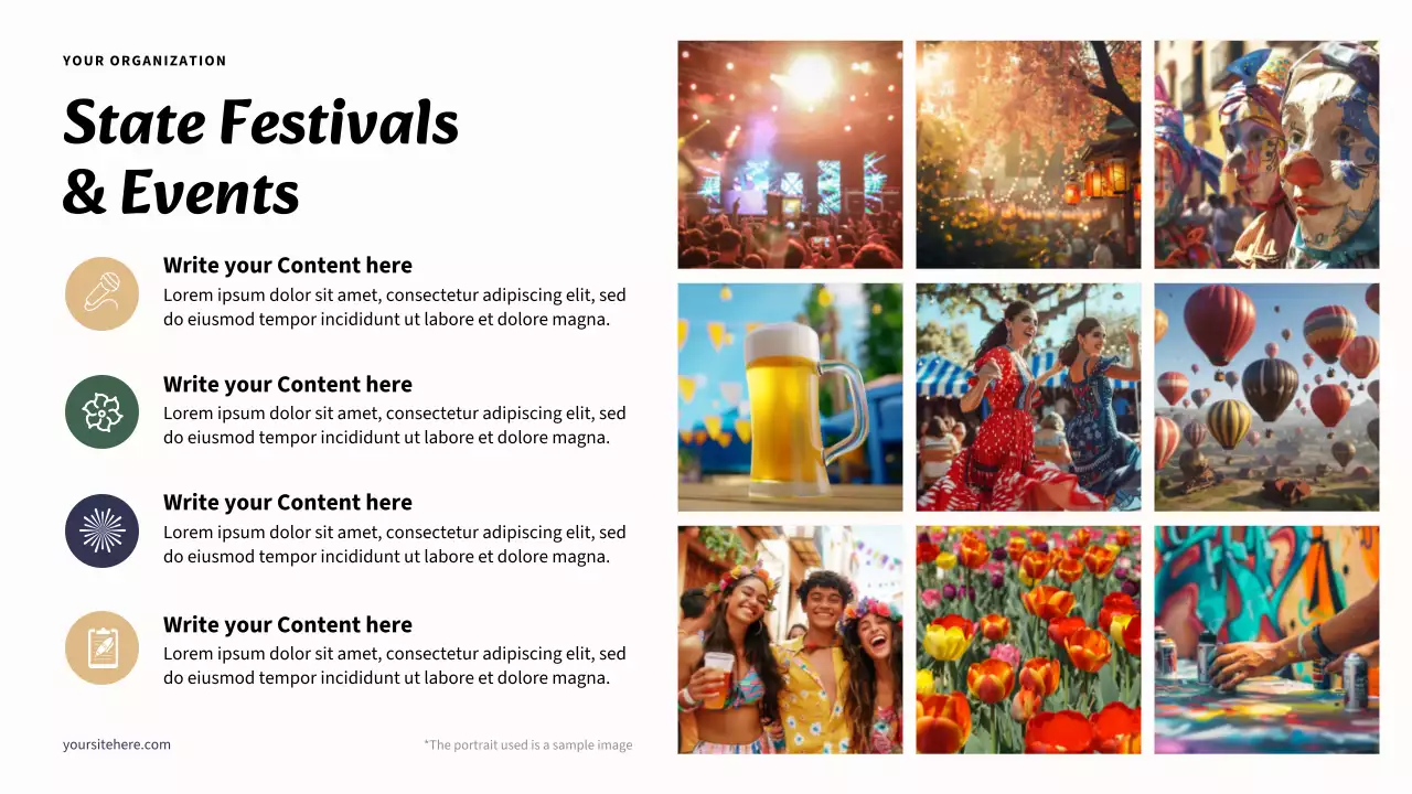 Beige and Navy Modern Geography State Report Document