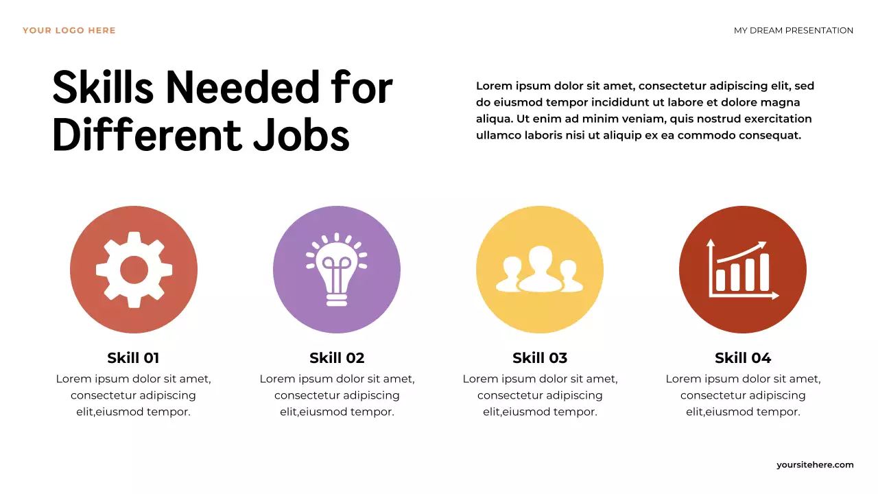 Orange Illustrative Dream Achievement Plan Presentation