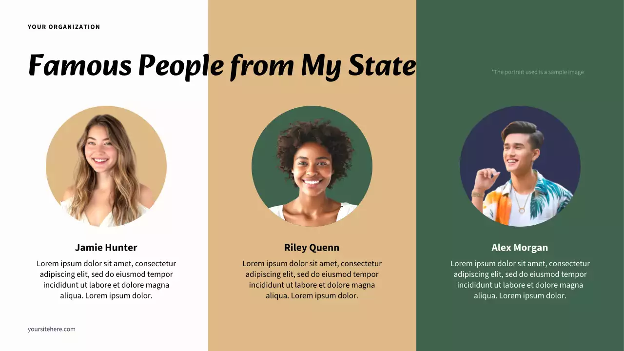 Beige and Navy Modern Geography State Report Document