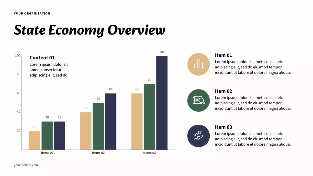 Beige and Navy Modern Geography State Report Document