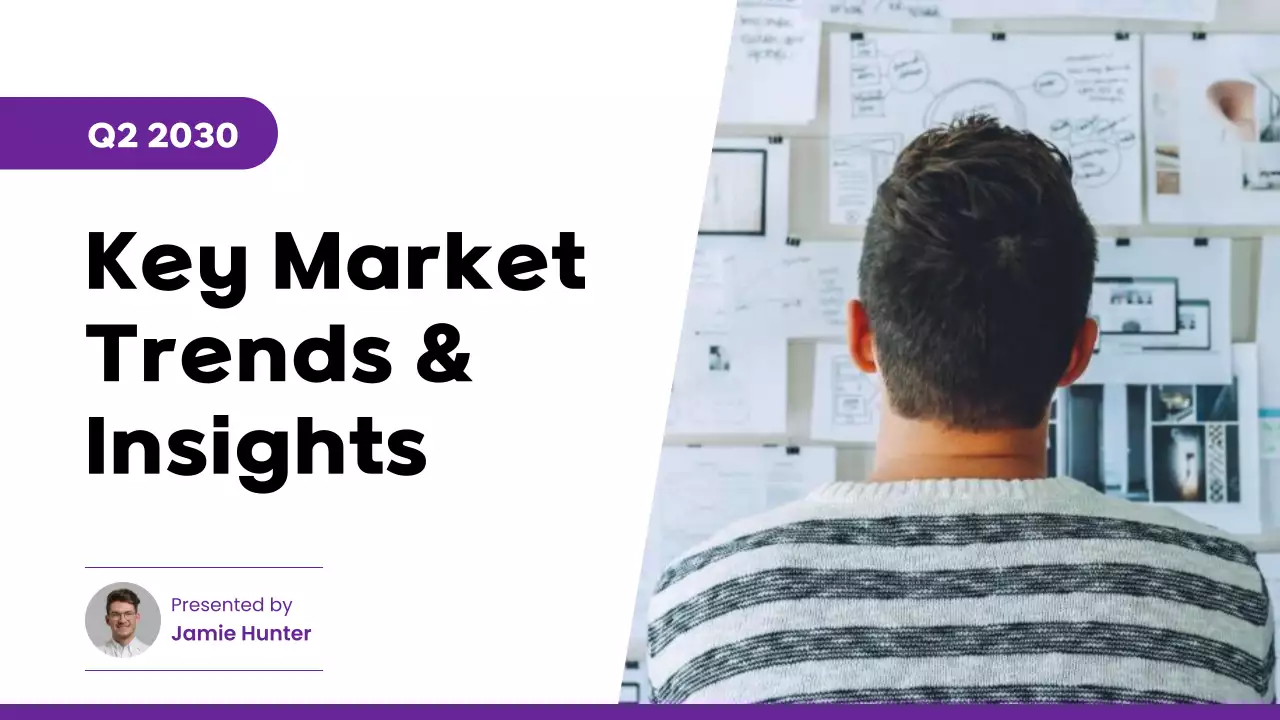 Purple Modern Key Market Report Presentation