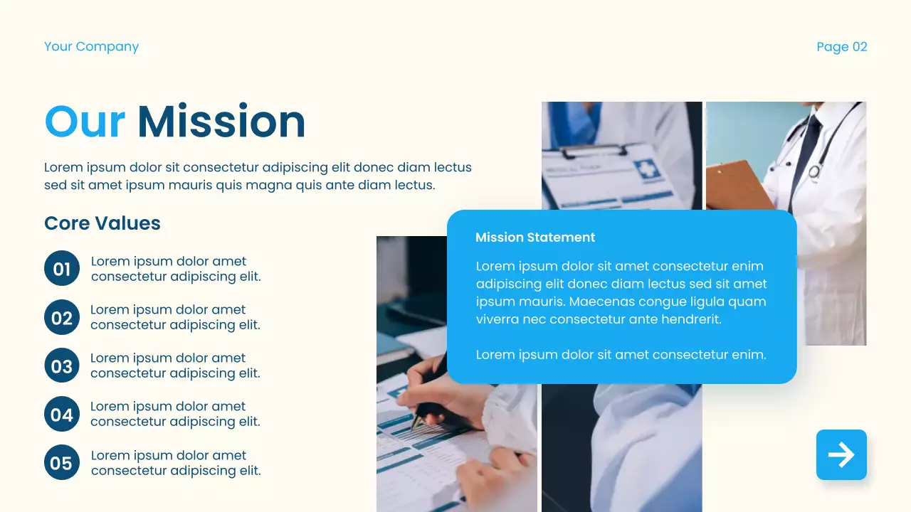 Blue Modern Overcoming Addiction Guide Presentation