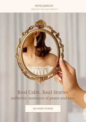 Beige Elegant Jewelry Advertisement