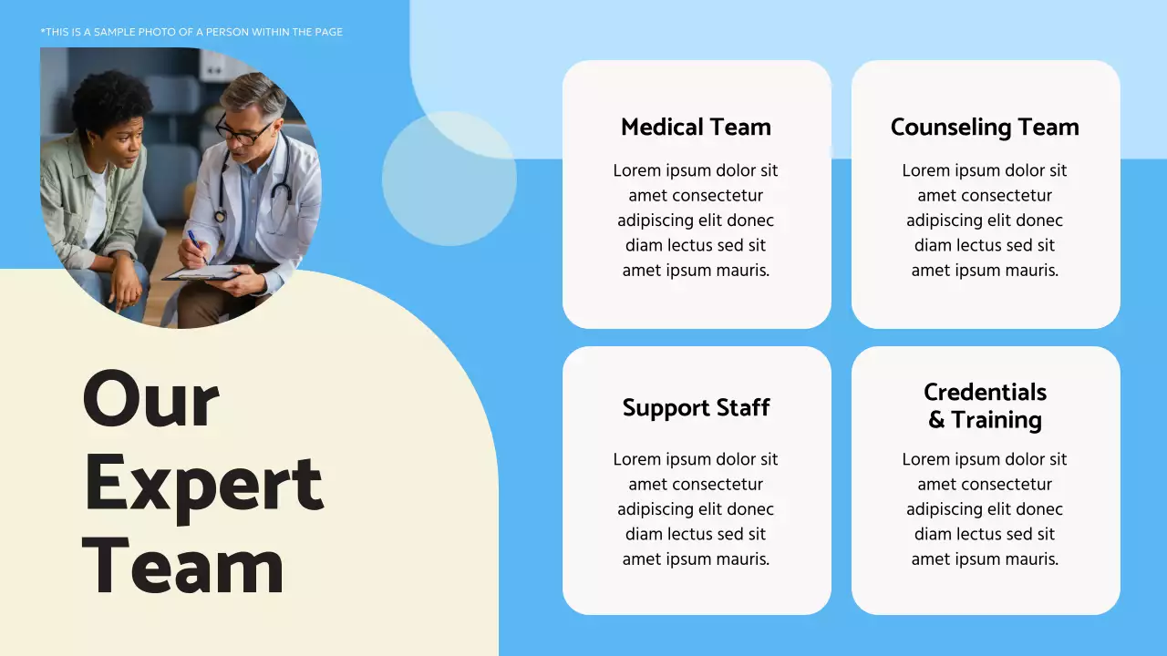 Blue Modern Recovery Announcement Presentation