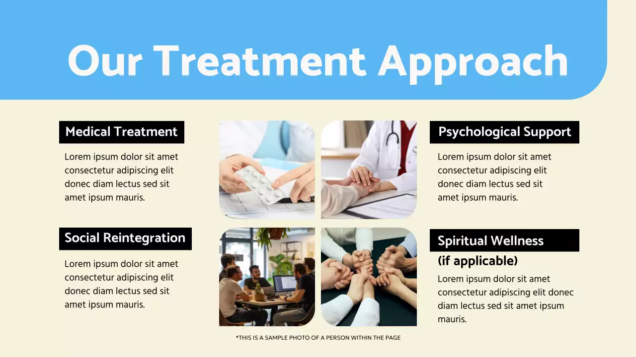 Blue Modern Recovery Announcement Presentation