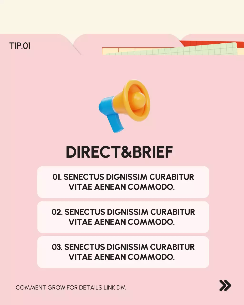 Pink Modern Productivity Strategies Guide Instagram Vertical Image