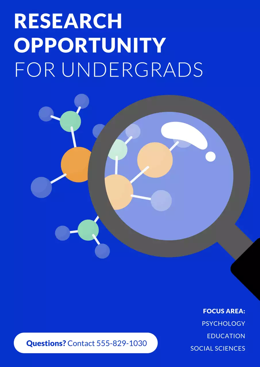 Blue Clean Research Study Recruitment Poster