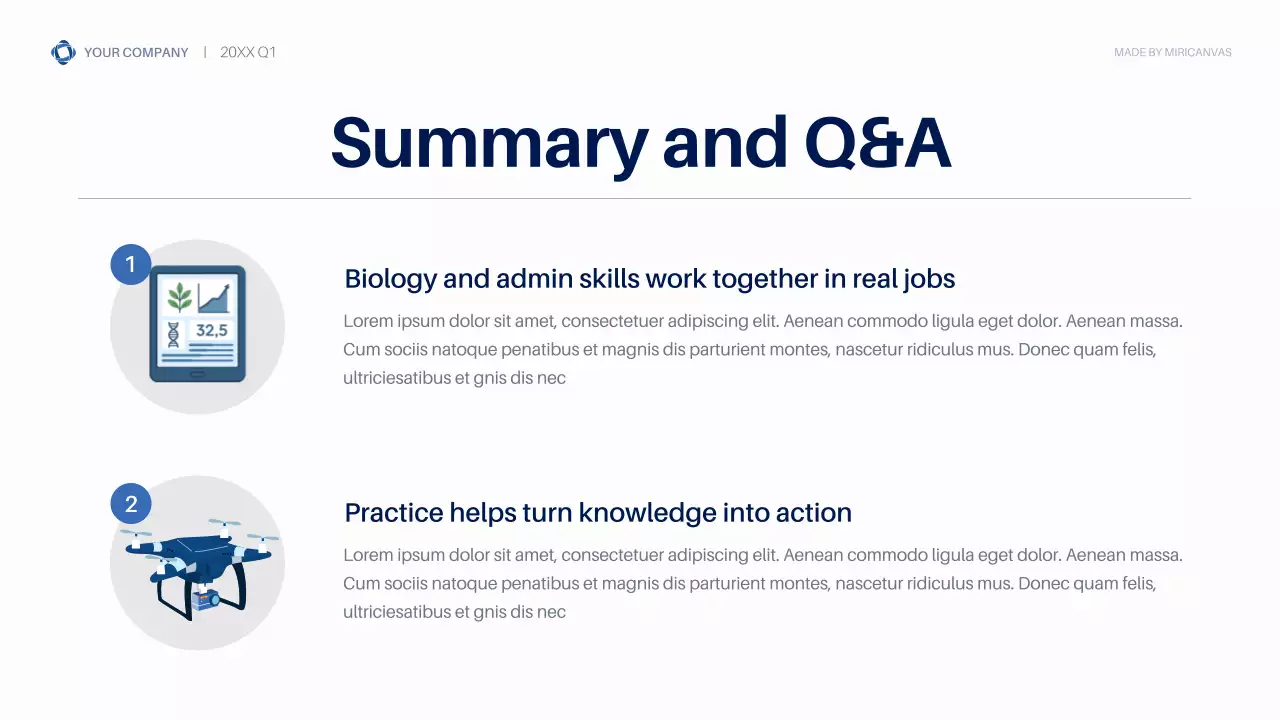 Blue Modern Biodiversity Business Presentation