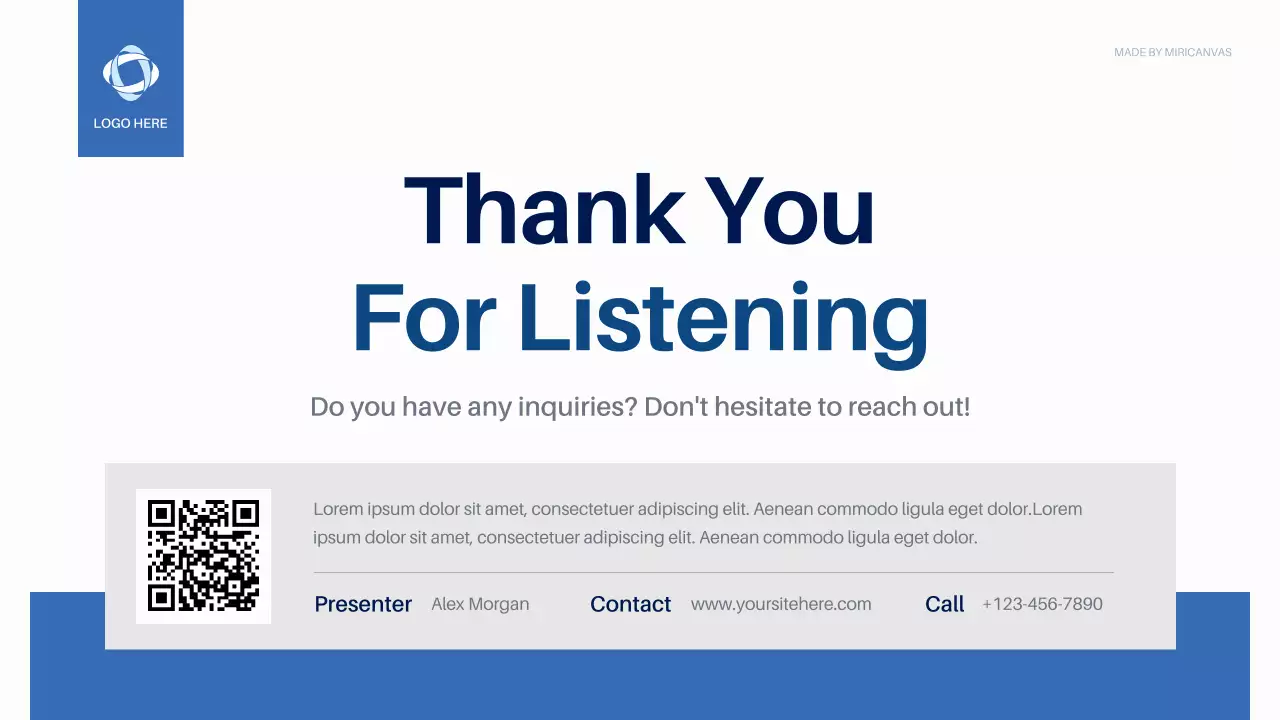 Blue Modern Biodiversity Business Presentation