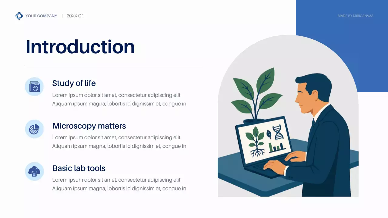 Blue Modern Biodiversity Business Presentation