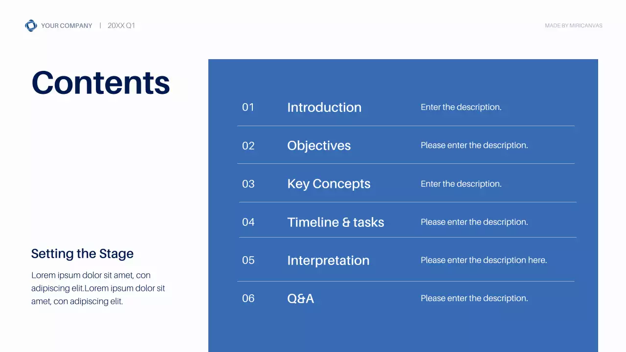 Blue Modern Biodiversity Business Presentation