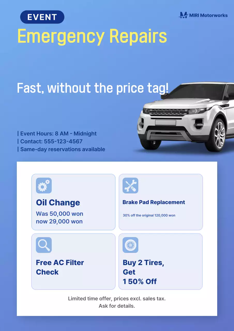 Sự kiện xe hiện đại Sky Blue