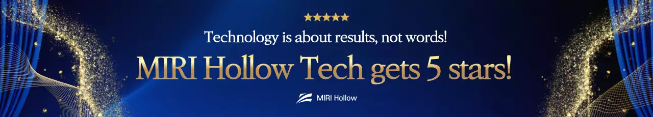 Anúncio de Tecnologia Sofisticada Azul