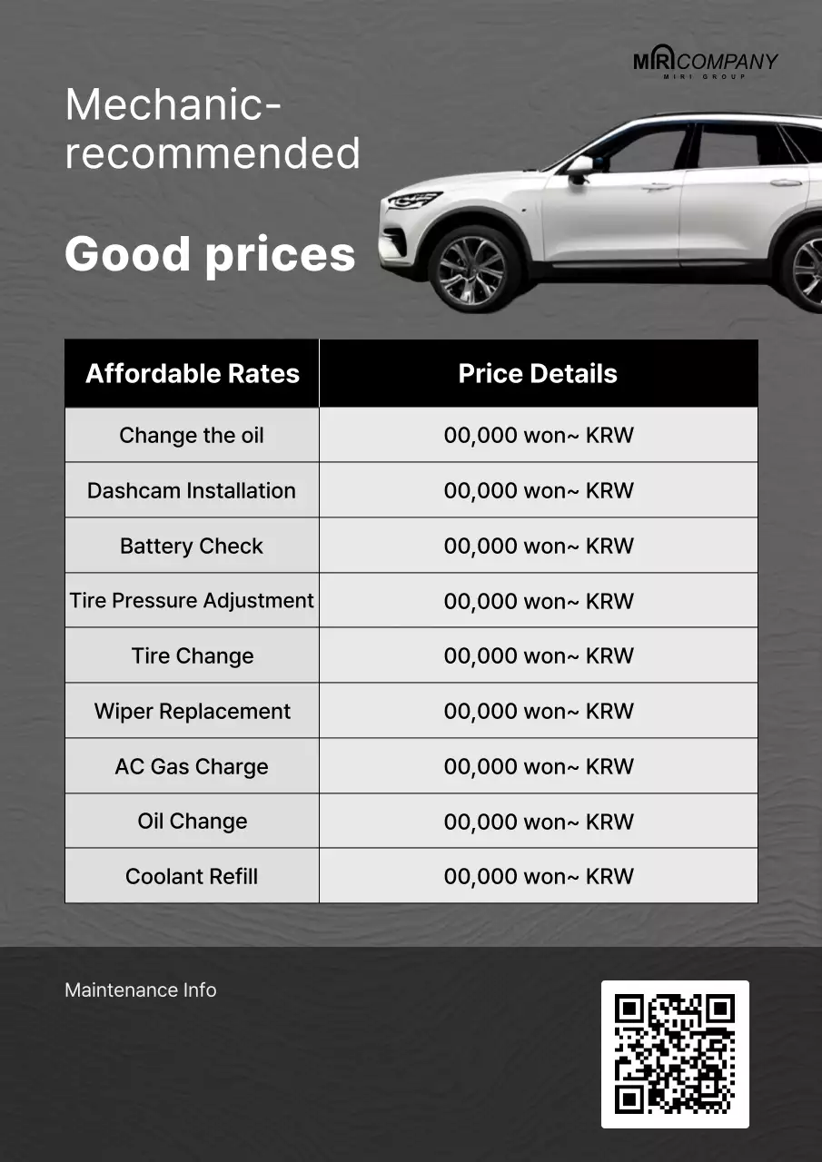 Quảng cáo sửa chữa ô tô Gray Clean