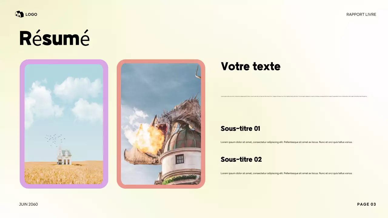 Présentation colorée de mon personnage préféré