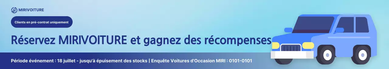 Promotion de voitures modernes bleu ciel