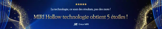 Publicité pour une technologie sophistiquée bleue