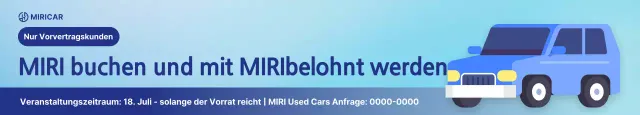Himmelblaue moderne Auto-Promotion