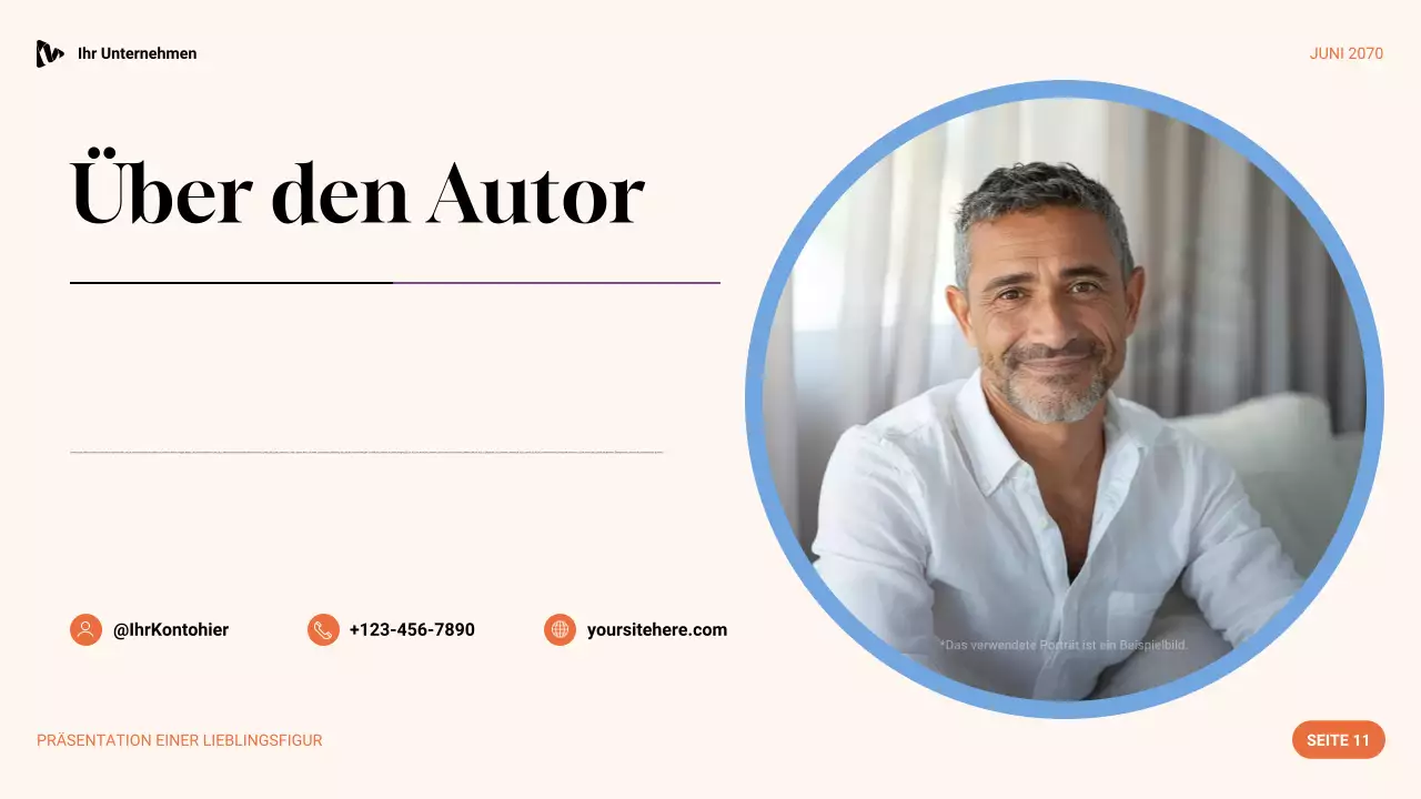 Lila, Grün und Orange Ästhetik Lieblingscharakter Präsentation