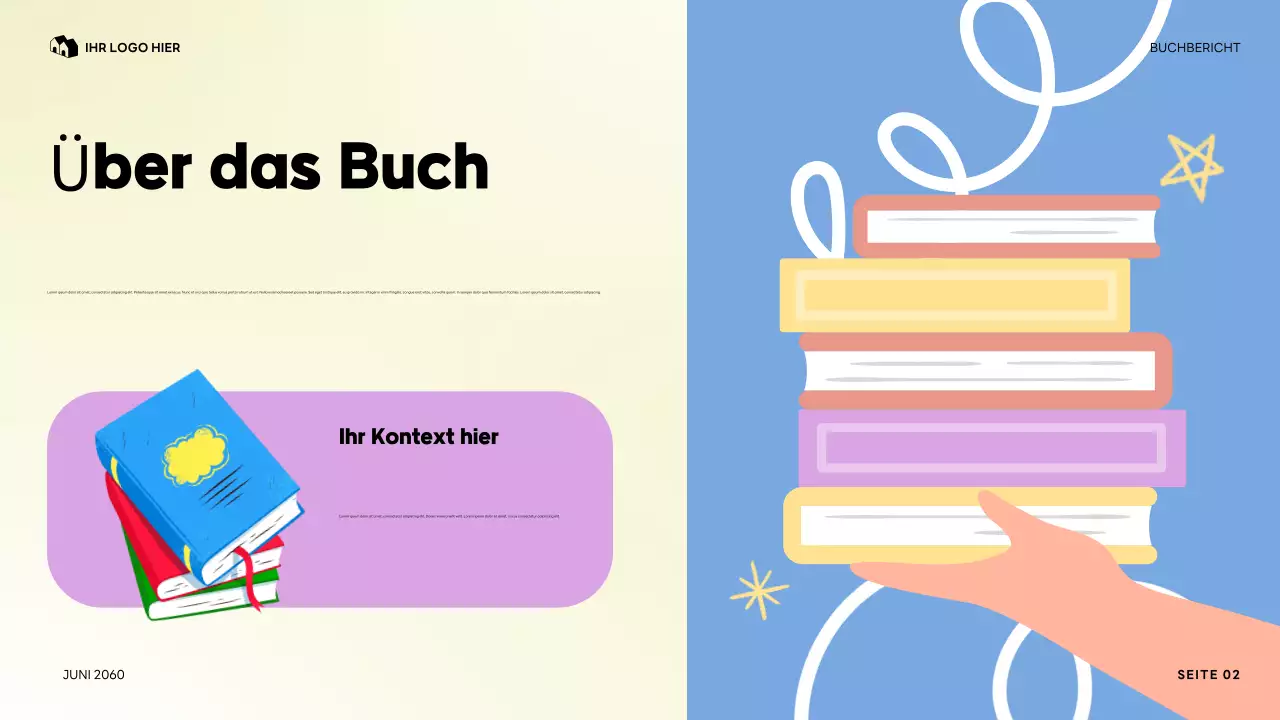 Bunte Präsentation „Mein Lieblingscharakter“