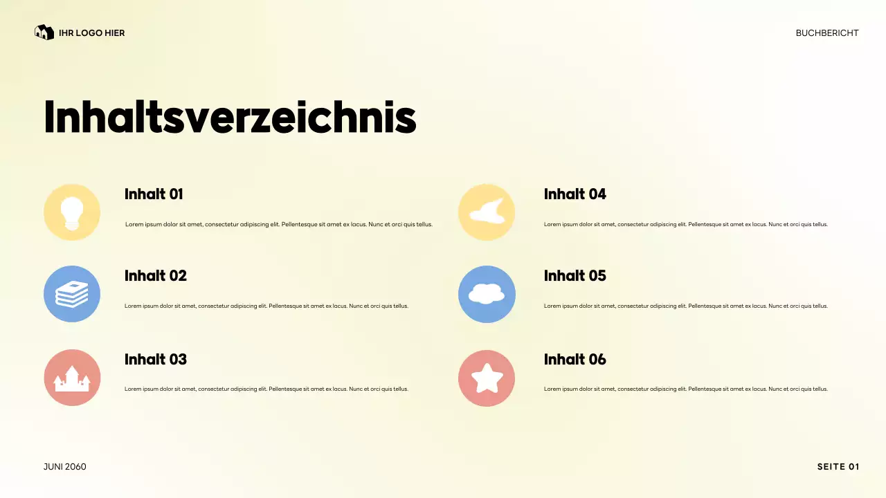 Bunte Präsentation „Mein Lieblingscharakter“