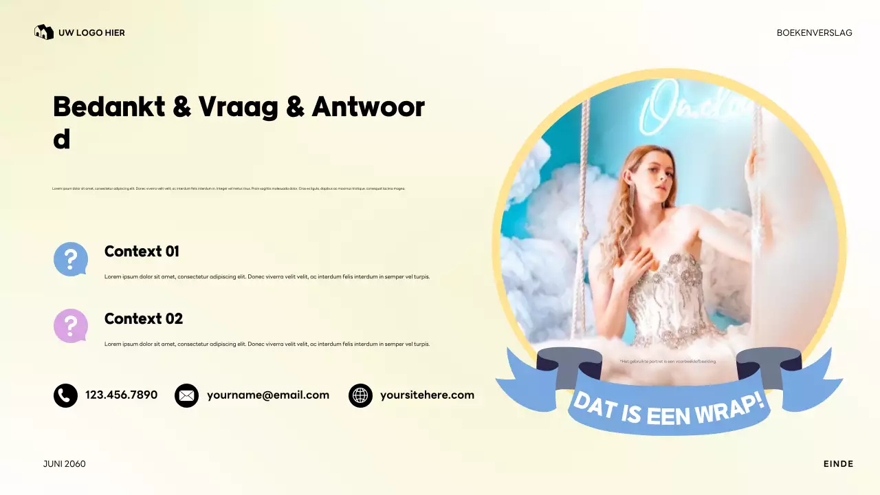 Kleurrijke presentatie van mijn favoriete personage