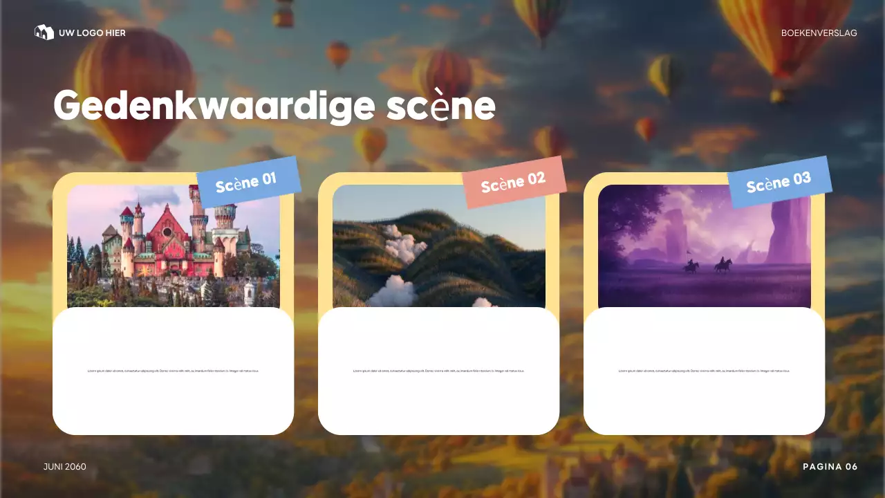 Kleurrijke presentatie van mijn favoriete personage