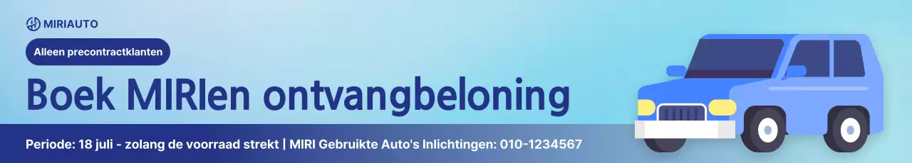 Promotie voor moderne auto's in hemelsblauw