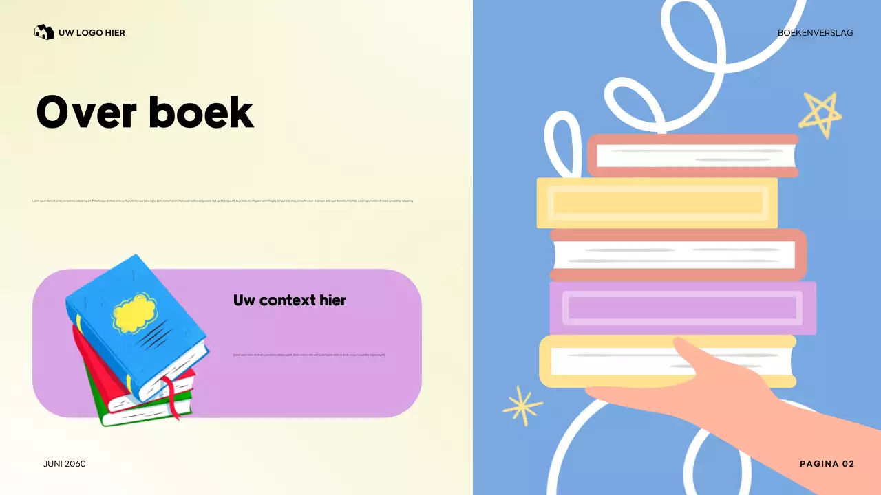 Kleurrijke presentatie van mijn favoriete personage