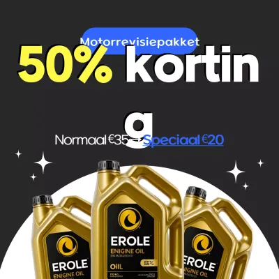 Eenvoudige zwart-blauwe advertentie voor een kortingsevenement in een autoreparatiewerkplaats