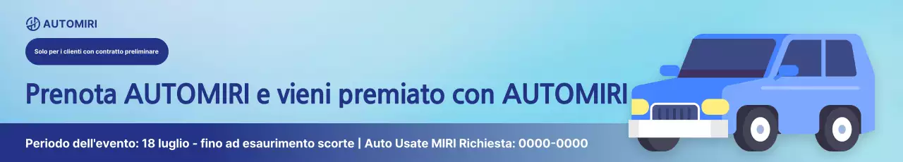 Promozione auto moderna blu cielo