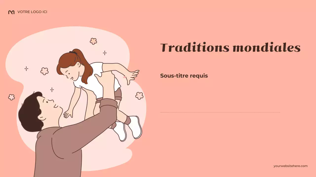 Présentation de mes traditions familiales en beige rustique