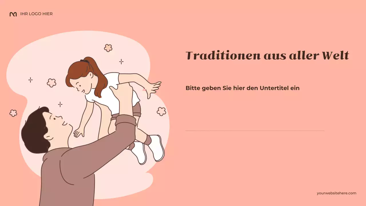 Beige Rustikal Meine Familientraditionen Präsentation
