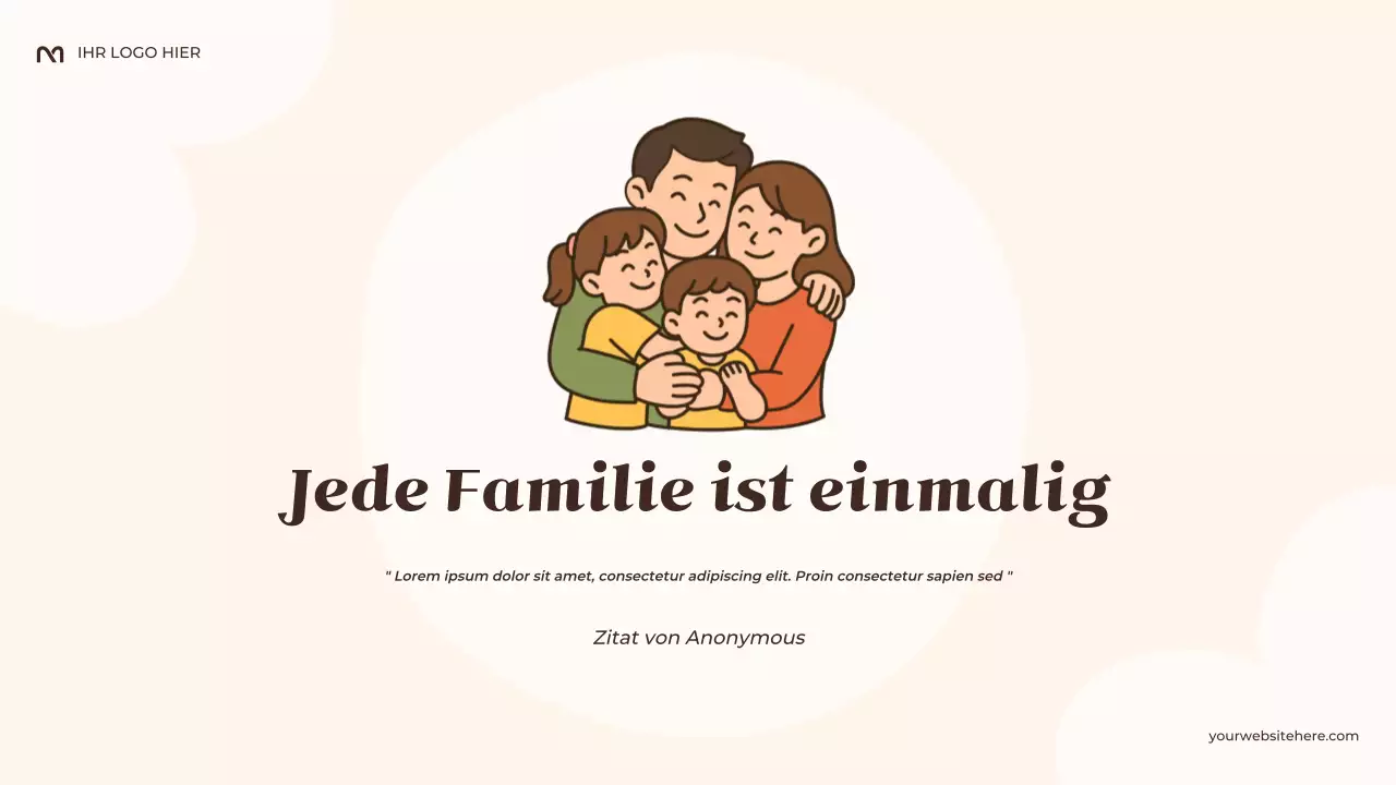 Beige Rustikal Meine Familientraditionen Präsentation
