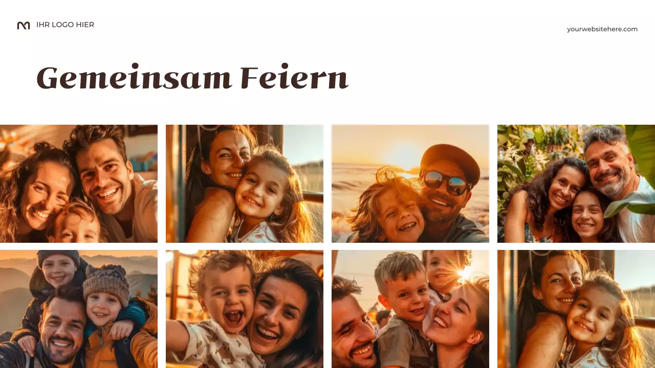 Beige Rustikal Meine Familientraditionen Präsentation