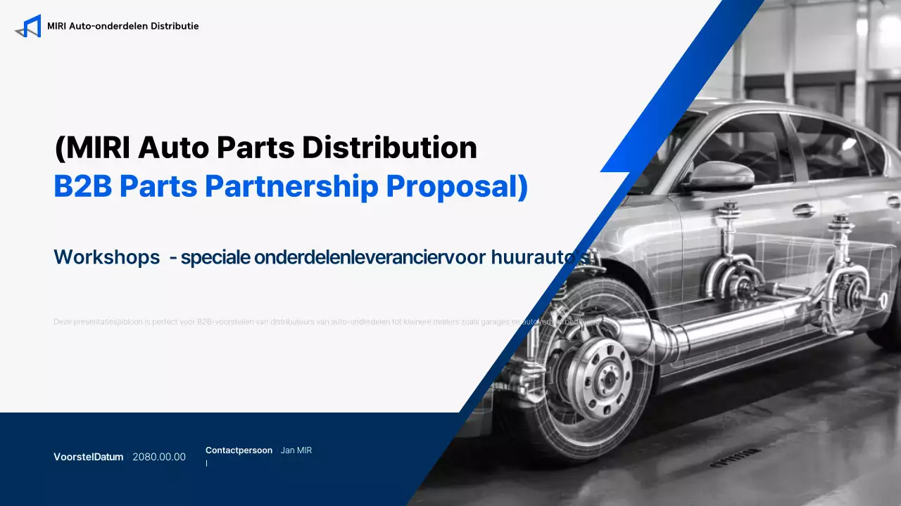 Grijs modern autovoorstel