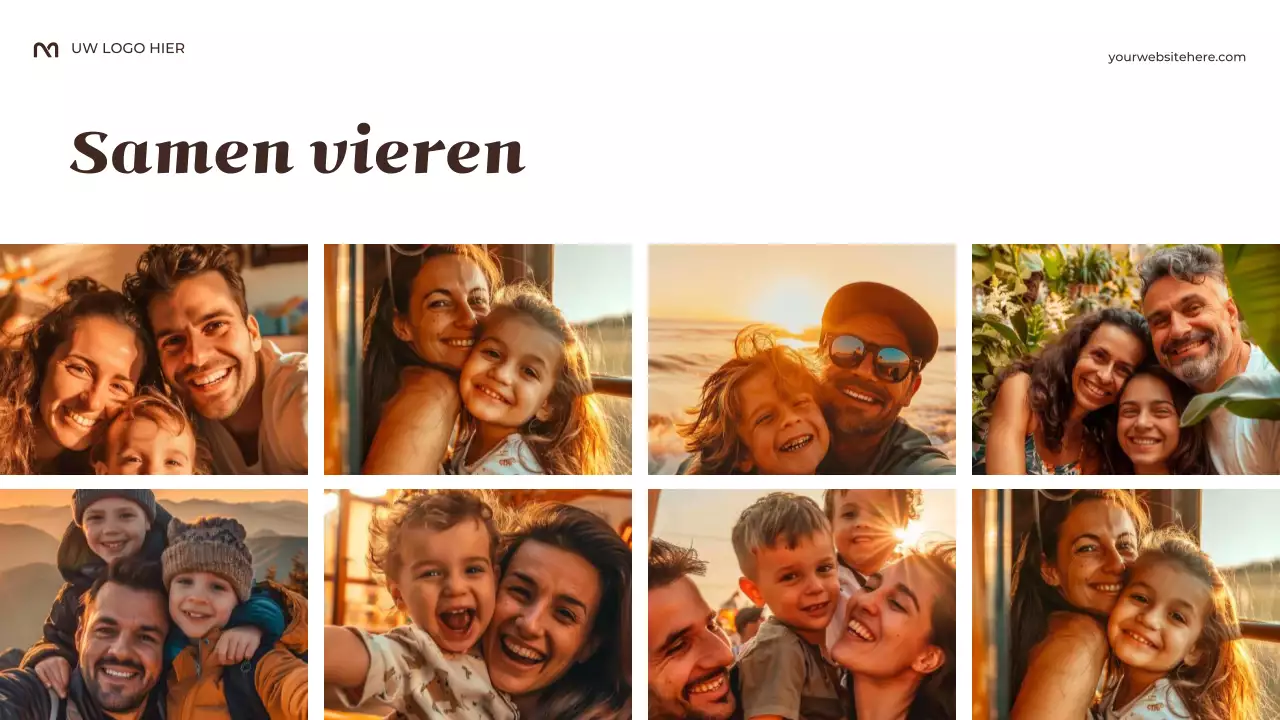 Beige Rustiek Mijn Familietradities Presentatie