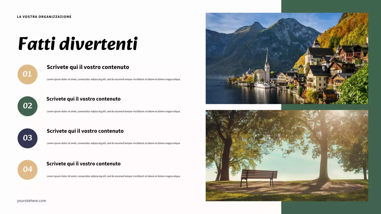 Documento di rapporto moderno My State in beige e blu navy