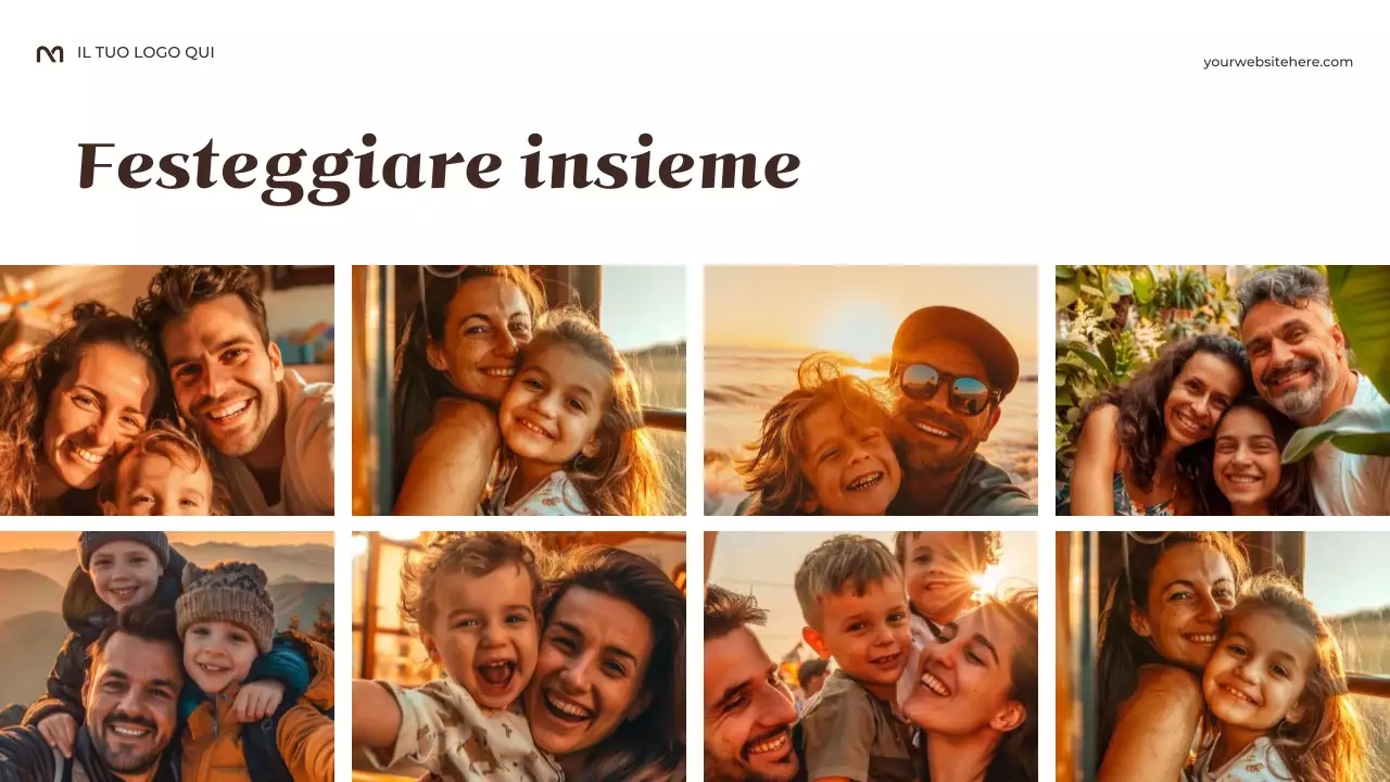 Presentazione delle tradizioni della mia famiglia in stile rustico beige