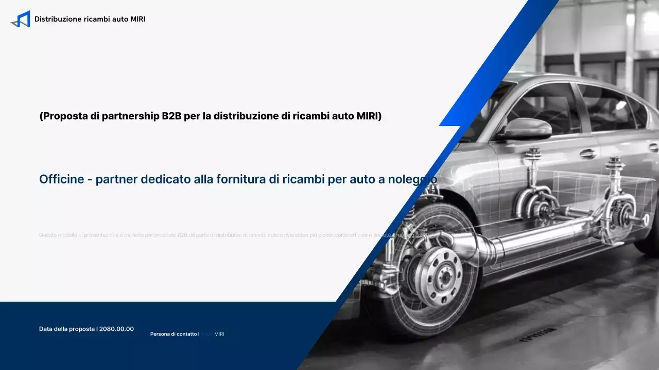 Proposta di auto moderna grigia