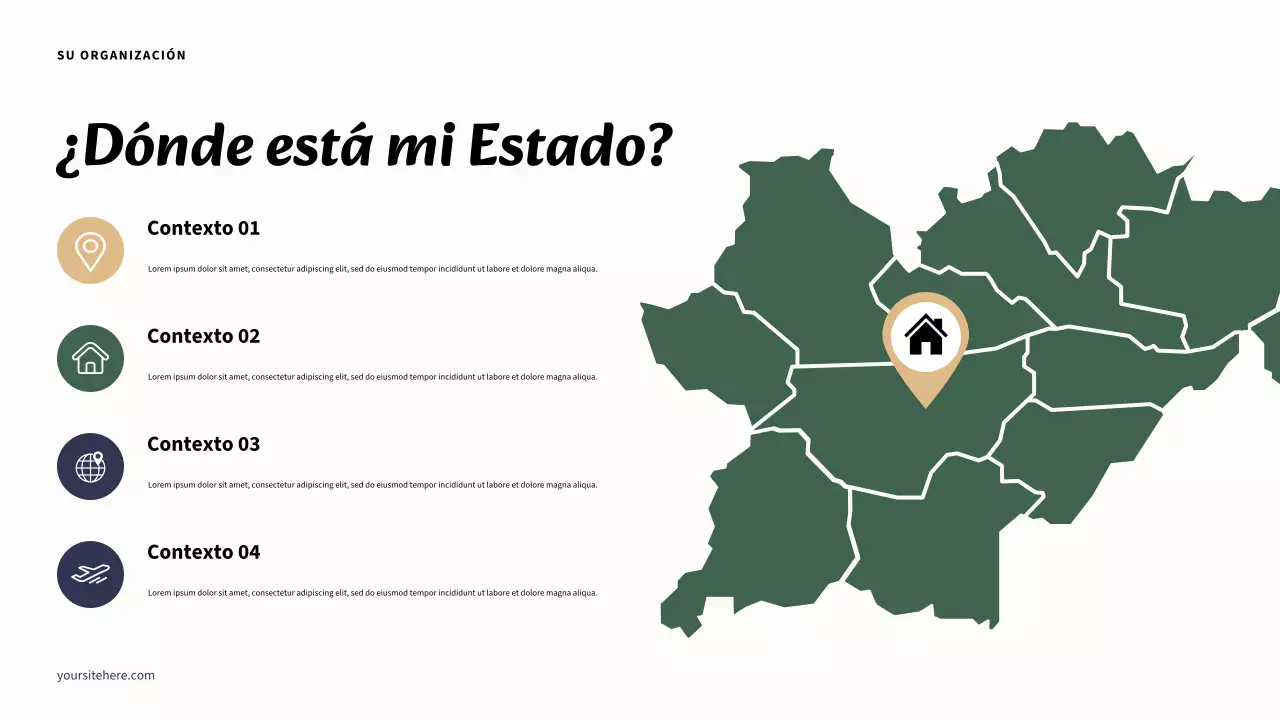 Documento de informe de mi estado moderno en beige y azul marino