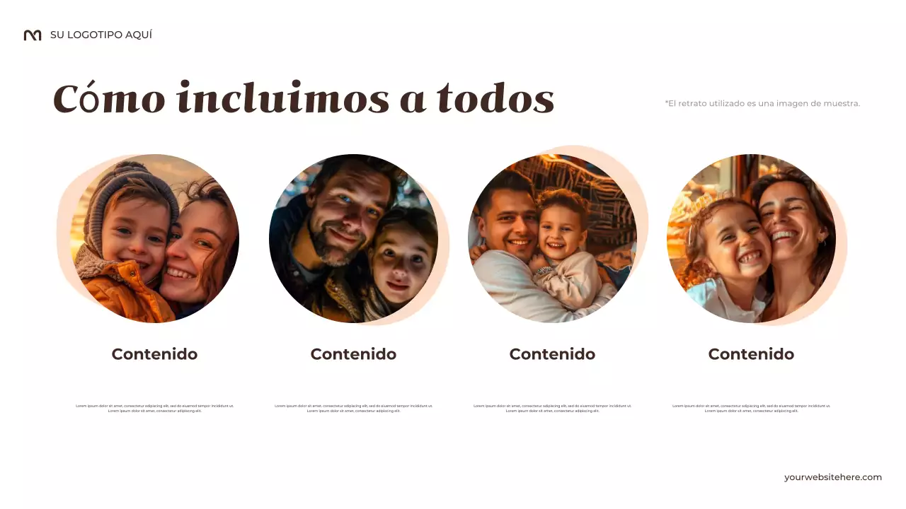 Presentación de tradiciones familiares rústicas en beige