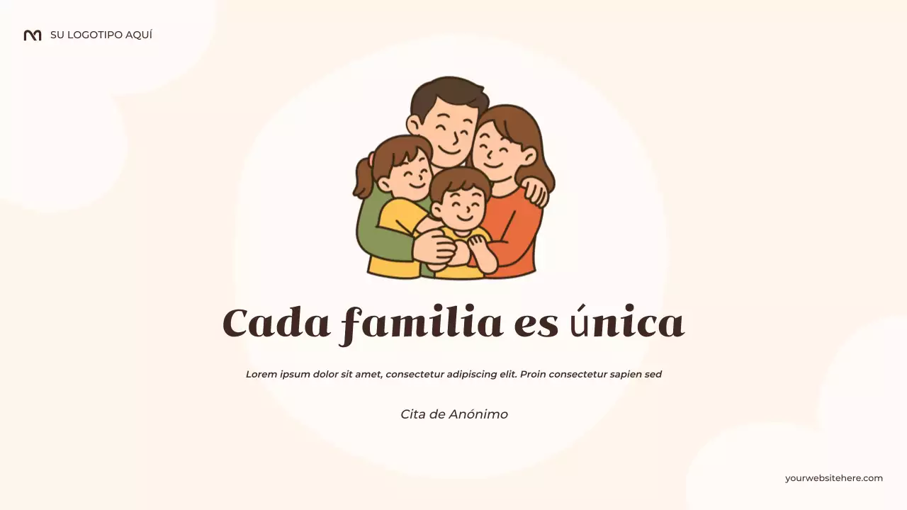 Presentación de tradiciones familiares rústicas en beige