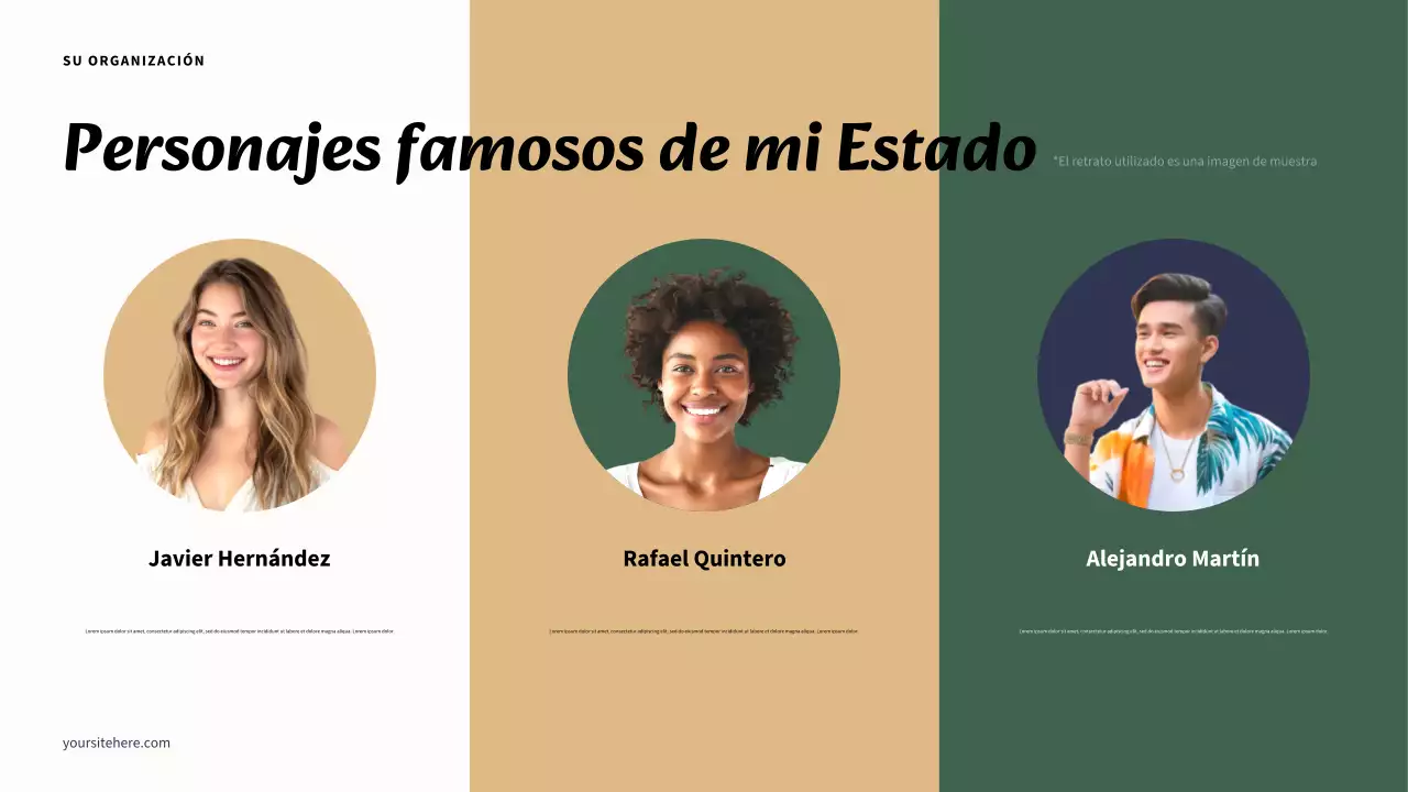 Documento de informe de mi estado moderno en beige y azul marino