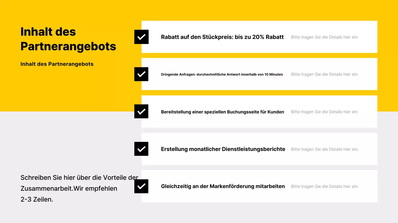 Gelbe moderne Auto-Visitenkarte