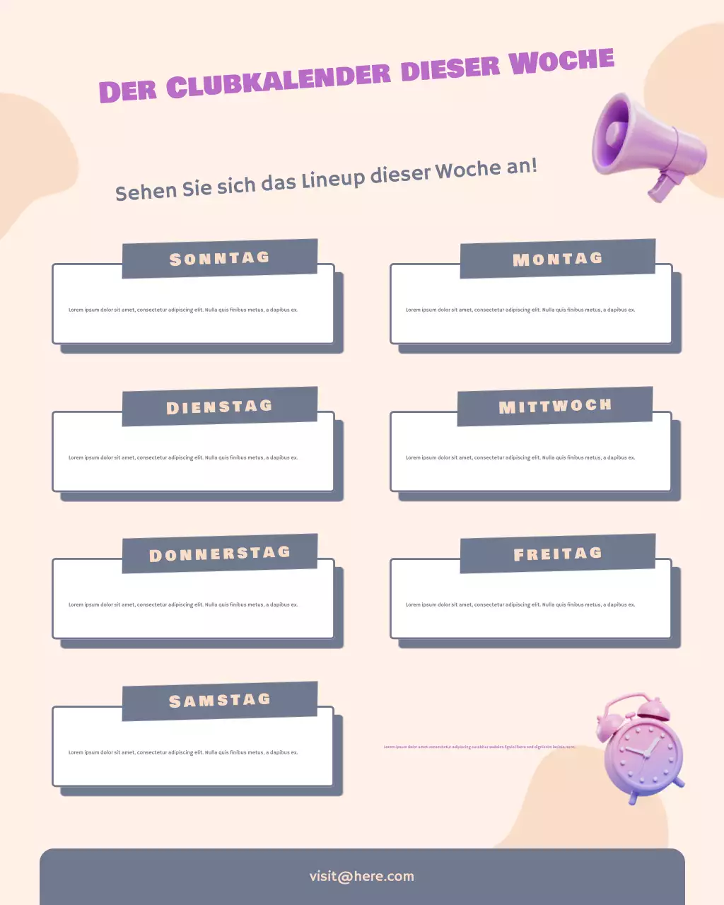 Instagram-Beitrag zum Mint Modern Club-Zeitplanplaner