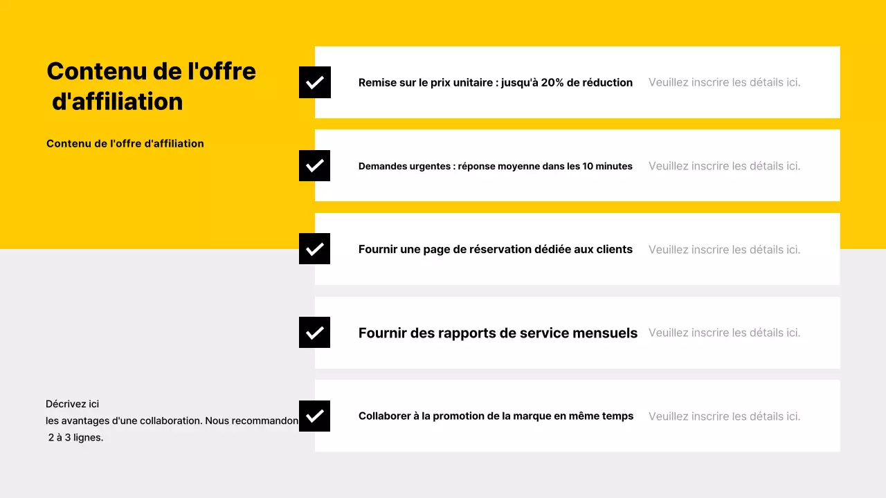 Carte de visite de voiture moderne jaune