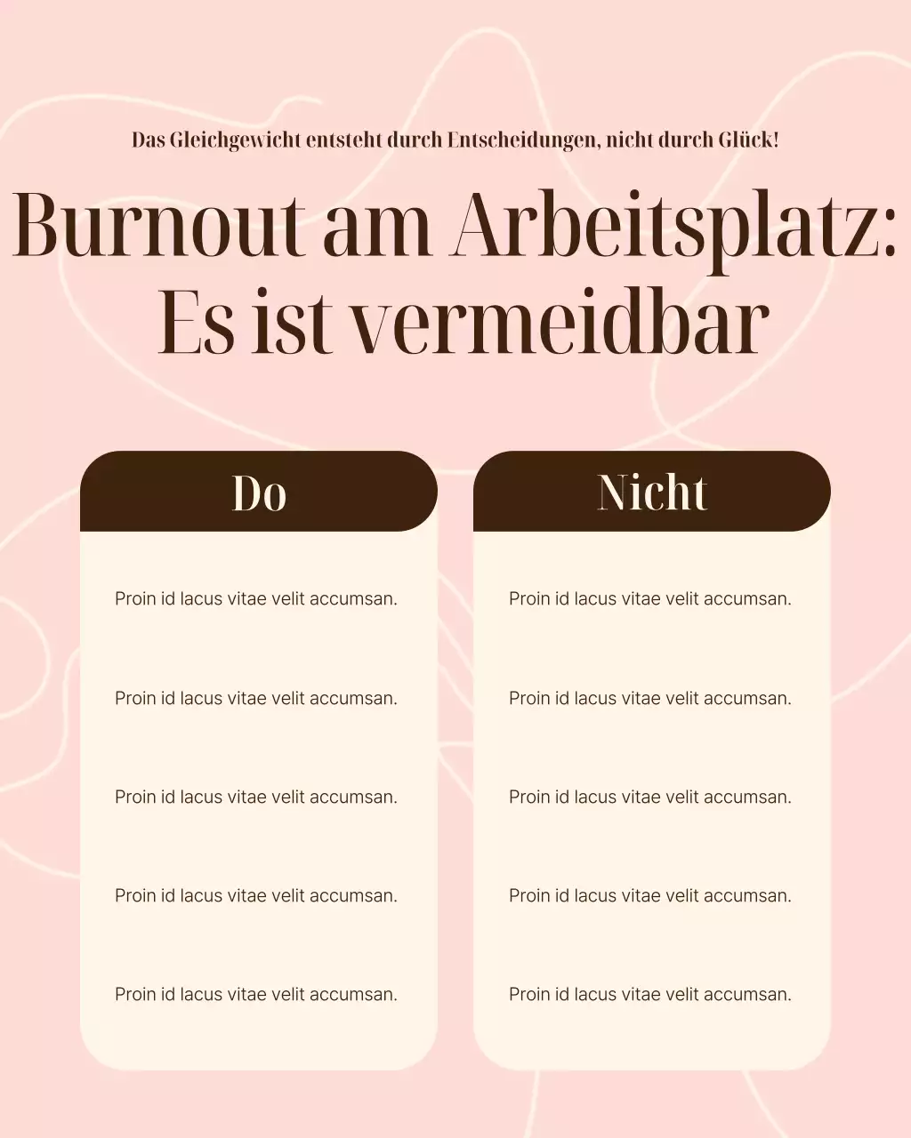 Instagram-Beitrag „Pink Modern Wellness Guide“