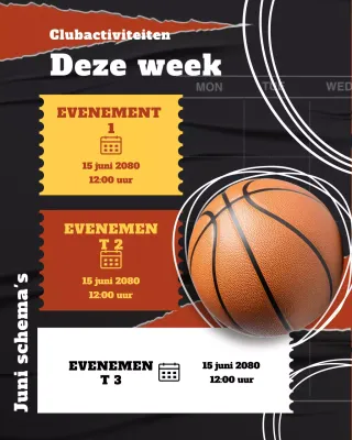 oranje modern sportschema