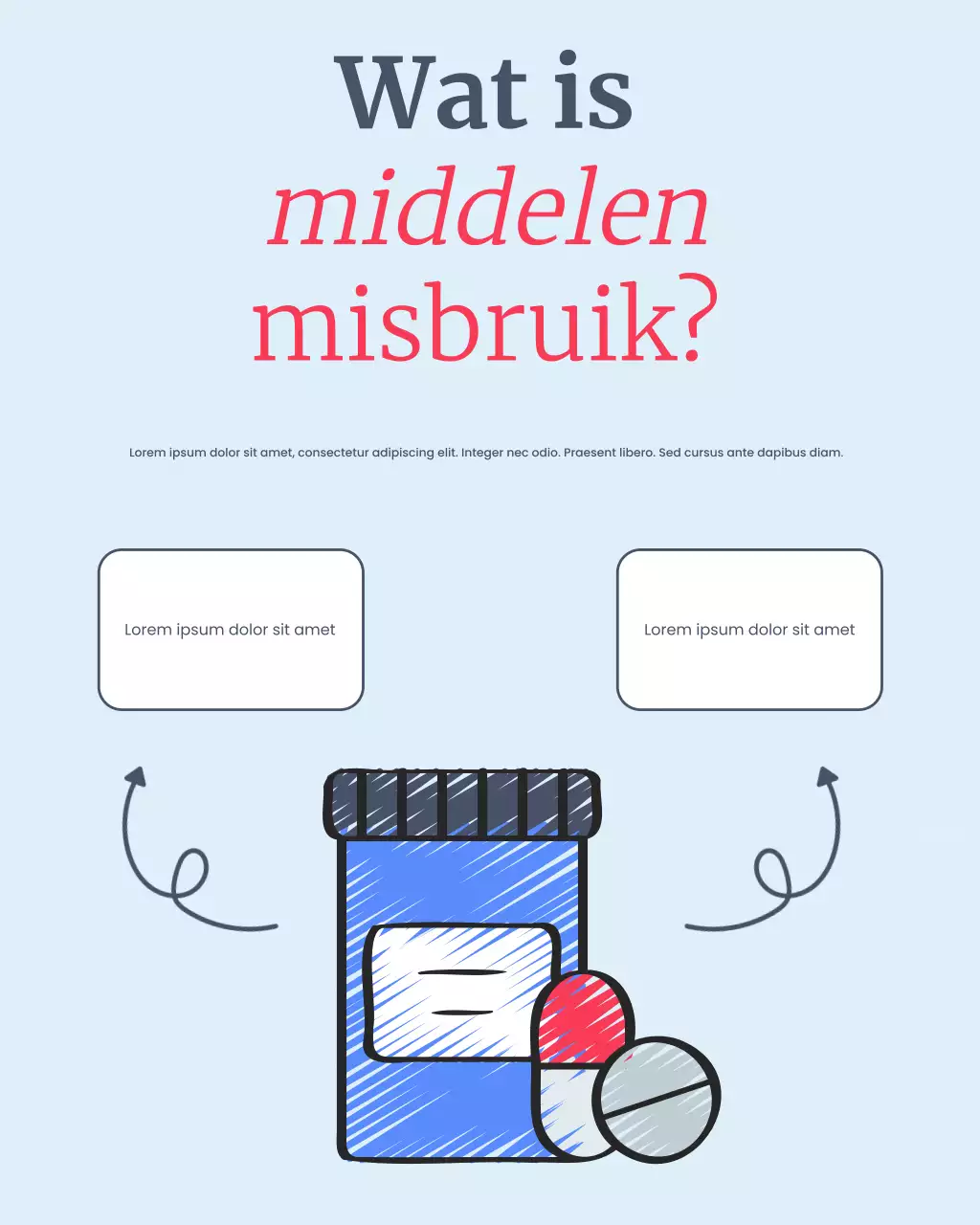 blauwe moderne stofinformatie